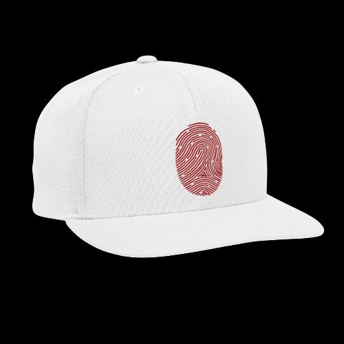 red_fingerprint - Snapback Baseball Cap