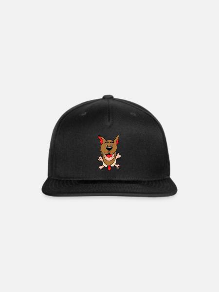 Summer Dog - Snapback Baseball Cap - black
