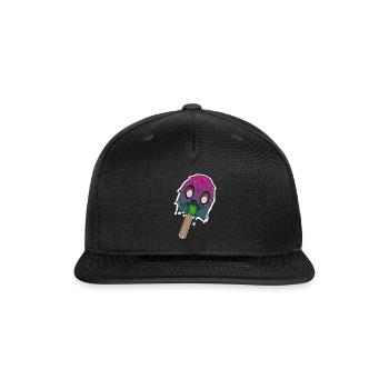 Harmful Ice Cream Ice Cream Monster - Snapback Baseball Cap - black - Front