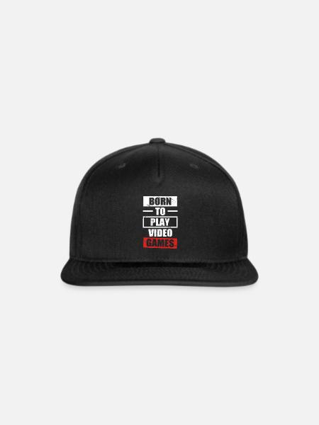 Destined To Game Unleash Your Inner Gamer With - Snapback Baseball Cap - black