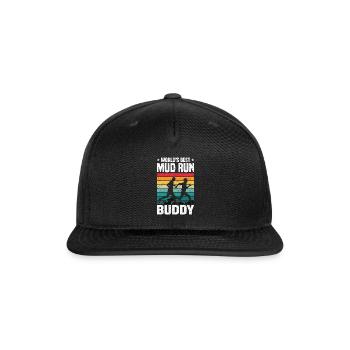 Mud racing - Snapback Baseball Cap - black - Front