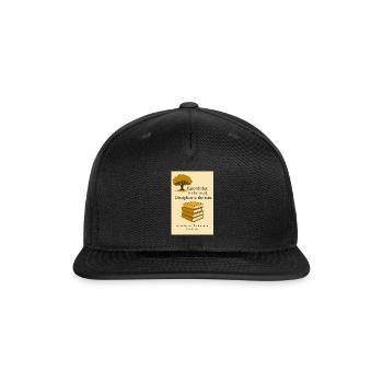 Knowledge Seed, Discipline Rain - Snapback Baseball Cap - black - Front