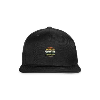 Be Positive - Snapback Baseball Cap - black - Front