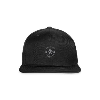 Hide and seek world champion - Snapback Baseball Cap - black - Front