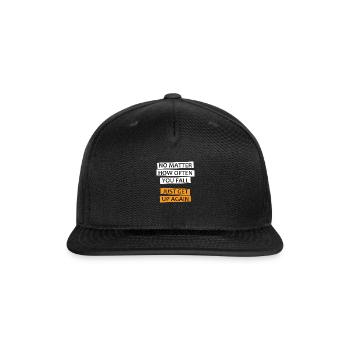Entrepreneur funny - Snapback Baseball Cap - black - Front