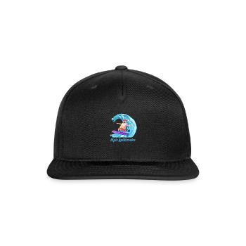 Hawaiian Christmas Greeting - Snapback Baseball Cap - black - Front