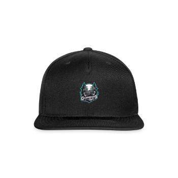 Guardians of the Night Design - Snapback Baseball Cap - black - Front