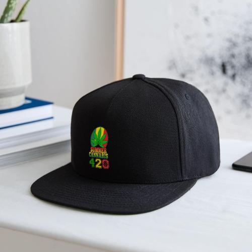Enjoyable 420 Summer Smoker Weed Marijuana Design - Snapback Baseball Cap