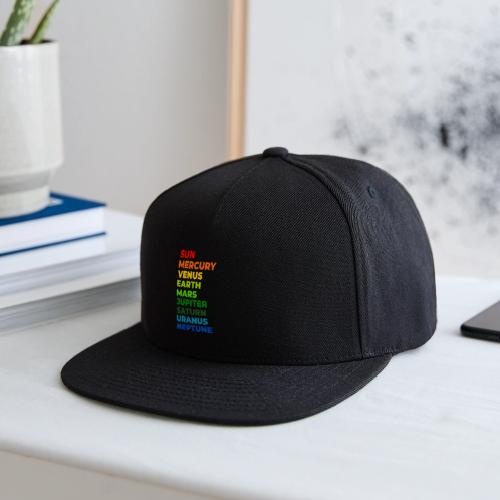 Color the solar system - Snapback Baseball Cap
