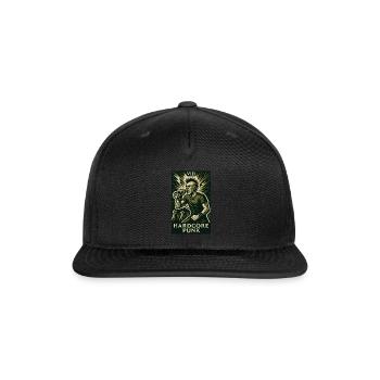 Hardcore Punk (Card VIII) - Snapback Baseball Cap - black - Front