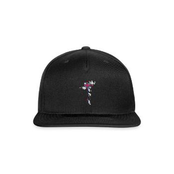 Faroe Islands Silhouette Faroese Flag Scandinavia - Snapback Baseball Cap - black - Front