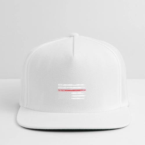 American Best Dad Hero Husband Father - Snapback Baseball Cap