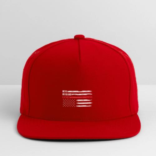American Best Dad Hero Husband Father - Snapback Baseball Cap