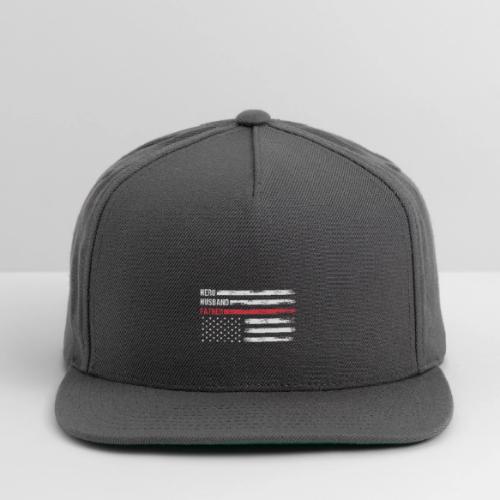 American Best Dad Hero Husband Father - Snapback Baseball Cap