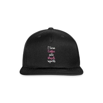 Psych Nurse - Snapback Baseball Cap - black - Front