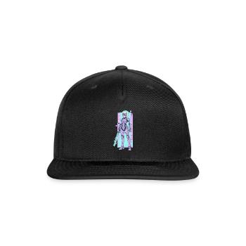 Violet Cyber Knight Armor - Snapback Baseball Cap - black - Front