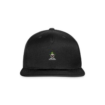 What The Fucculent Gardening Plants Flowers - Snapback Baseball Cap - black - Front