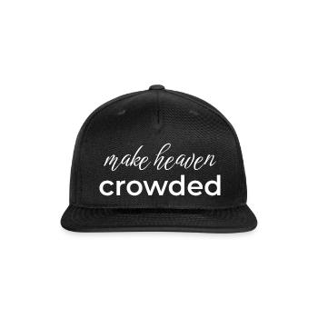 Message of wisdom (religious quotes) - Snapback Baseball Cap - black - Front