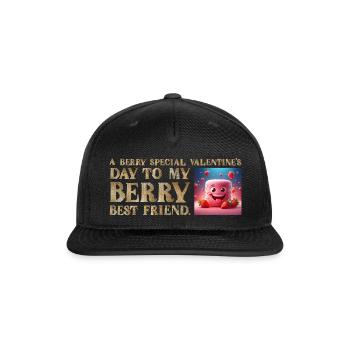 A Berry Special Valentine - Snapback Baseball Cap - black - Front