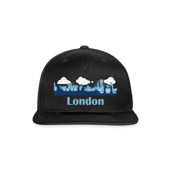 London - Snapback Baseball Cap - black - Front