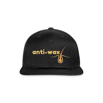 Anti Wax Protect Hair - Snapback Baseball Cap - black - Front