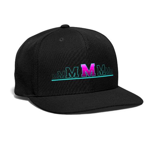 Letter M – Capital Varsity Alphabet Monogram - Snapback Baseball Cap