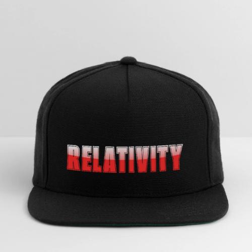 Relativity Science Typography Design - Snapback Baseball Cap