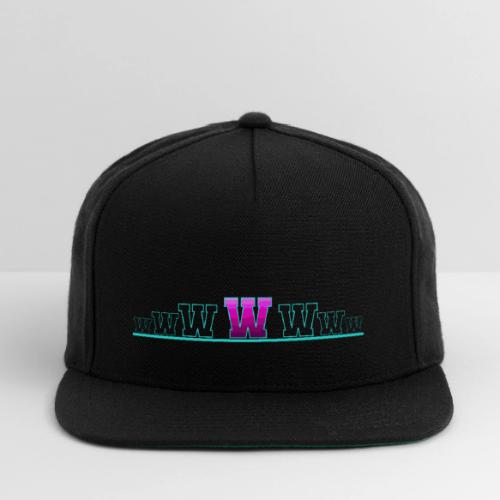 Letter W – Capital Varsity Alphabet Monogram - Snapback Baseball Cap