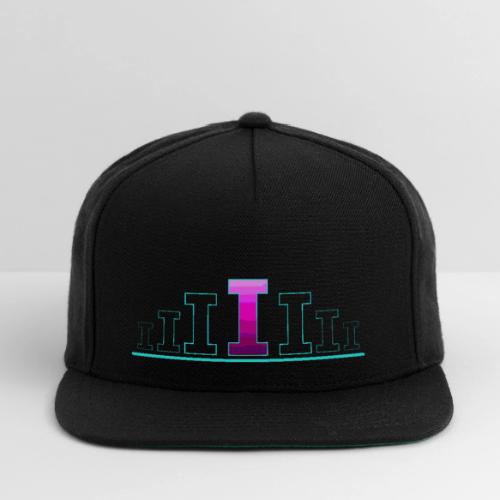 Letter I – Capital Varsity Alphabet Monogram - Snapback Baseball Cap