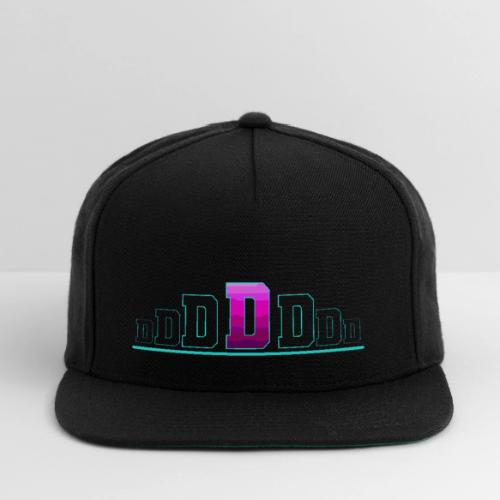 Letter D – Capital Varsity Alphabet Monogram - Snapback Baseball Cap