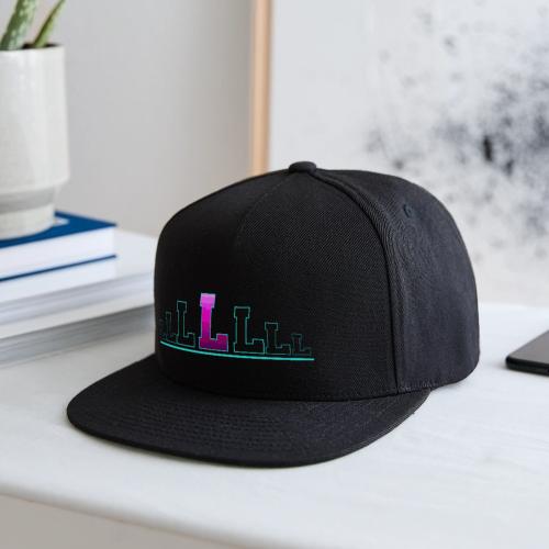 Letter L – Capital Varsity Alphabet Monogram - Snapback Baseball Cap