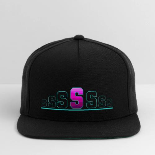 Letter S – Capital Varsity Alphabet Monogram - Snapback Baseball Cap