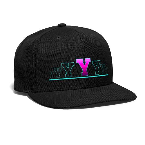 Letter Y – Capital Varsity Alphabet Monogram - Snapback Baseball Cap
