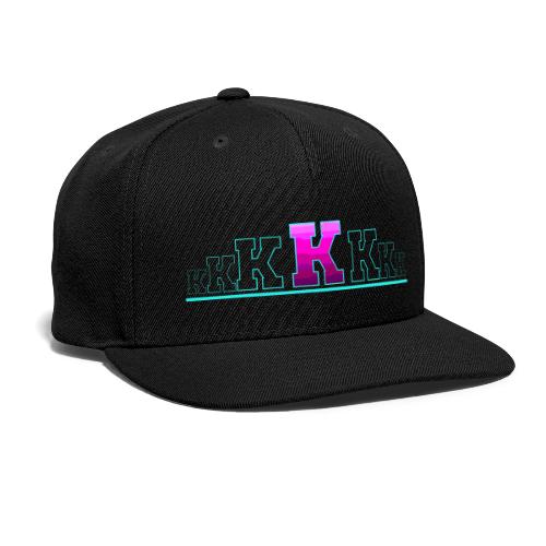 Letter K – Capital Varsity Alphabet Monogram - Snapback Baseball Cap
