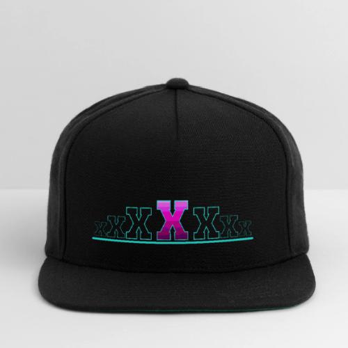 Letter X – Capital Varsity Alphabet Monogram - Snapback Baseball Cap