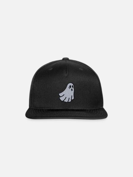 Ghost embroidered - Snapback Baseball Cap - black