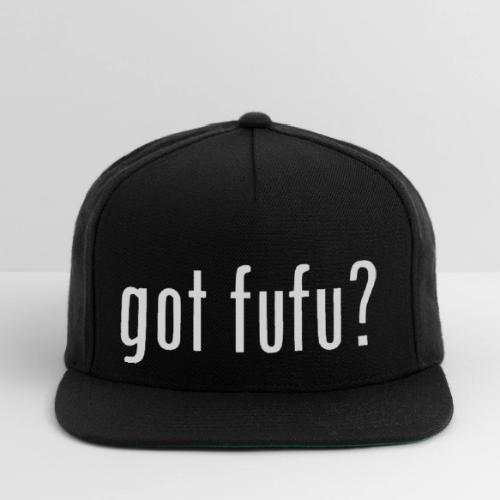 gotfufu-white - Snapback Baseball Cap