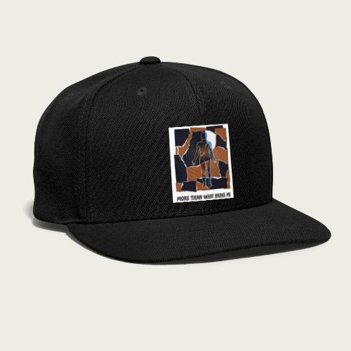 Recovery Mantra More than what broke me - Snapback Baseball Cap