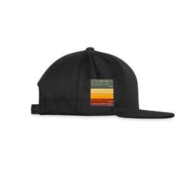 Bold Brave Blessed Brilliant Beautiful Woman - Snapback Baseball Cap - black - Right