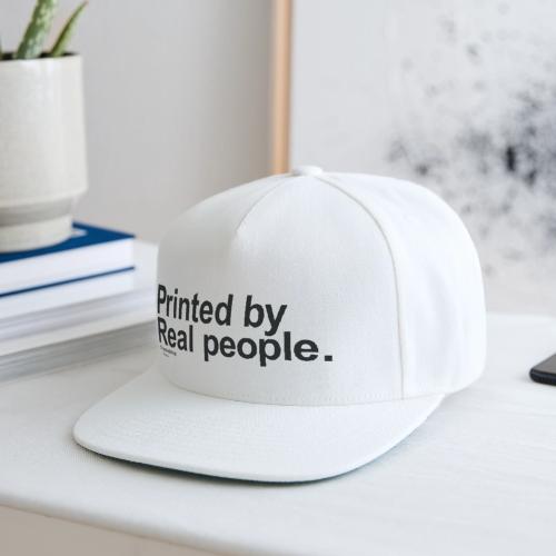 Printed in black - Snapback Baseball Cap