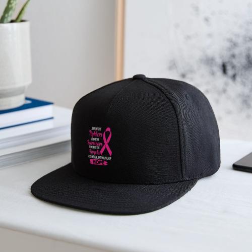 Breast cancer, Fighters, Survivors, Angels, Hope - Snapback Baseball Cap
