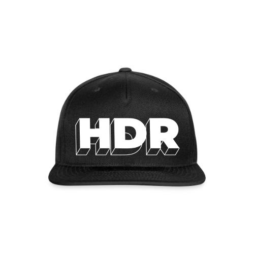 Tech Steve White HDR Collection - Snapback Baseball Cap