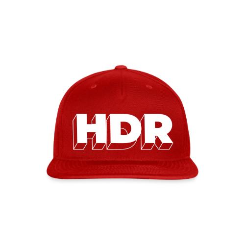 Tech Steve White HDR Collection - Snapback Baseball Cap