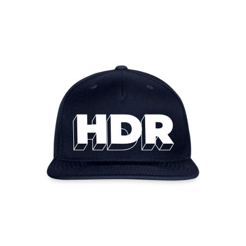 Tech Steve White HDR Collection - Snapback Baseball Cap