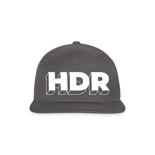 Tech Steve White HDR Collection - Snapback Baseball Cap