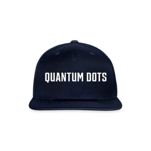 White Quantum Dots (QLED) Collection - Snapback Baseball Cap