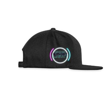 futuristic shirt - Snapback Baseball Cap - black - Right
