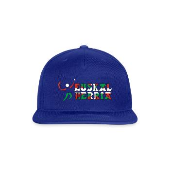 Euskal Herria - Snapback Baseball Cap - royal blue - Front