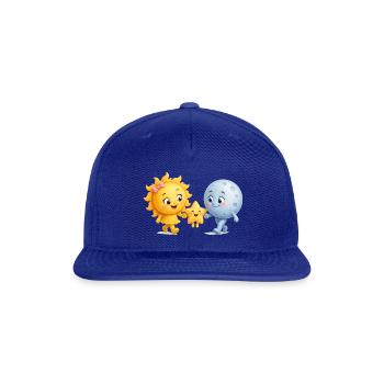 Stars family  - Snapback Baseball Cap - royal blue - Front