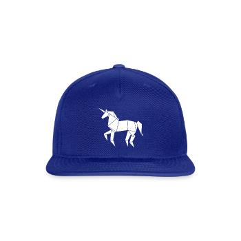 Blade Runner Origami Unicorn - Snapback Baseball Cap - royal blue - Front